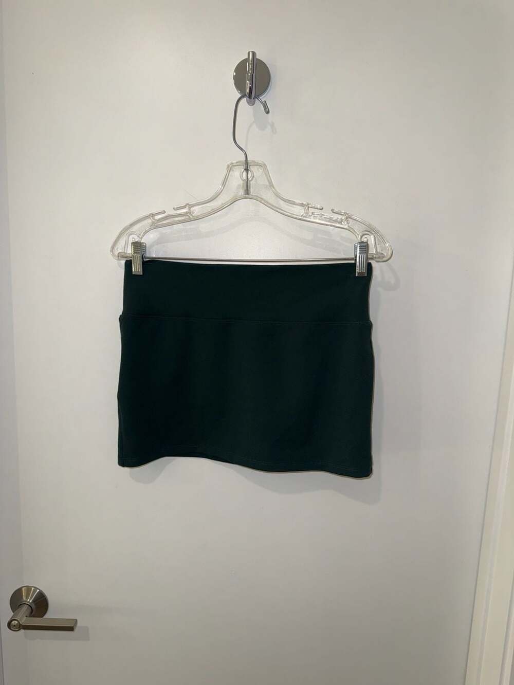 Sunday Best Women's Foldover Mini Skirt in Dark Green